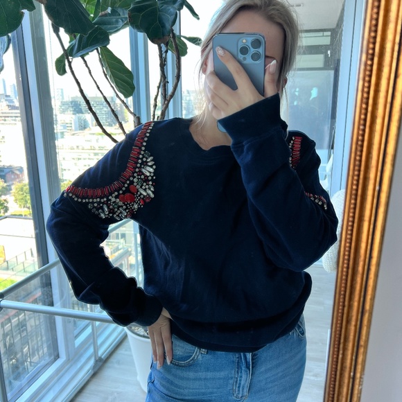 Embellished Crewneck Sweatshirt - Picture 2 of 6